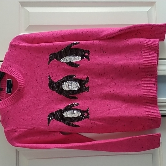 Karen Scott Whismy Penguin Sweater S - Picture 2 of 13